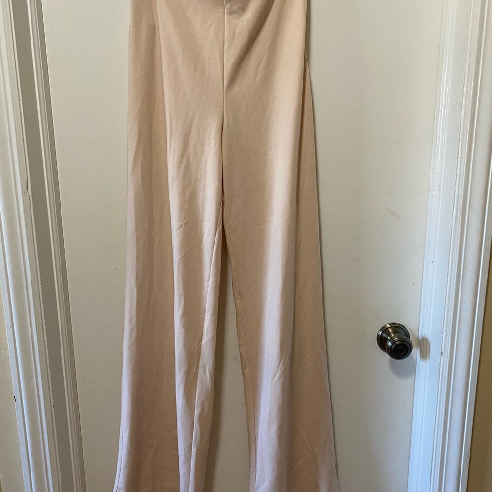 NWT Forever21 Nude Pants w zipper on side